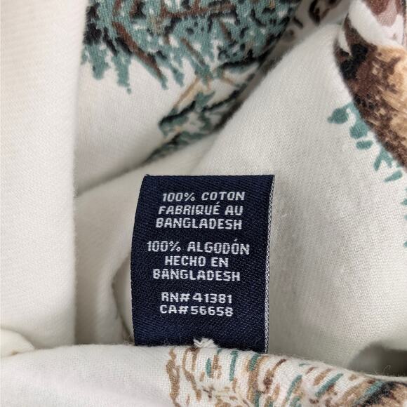 Vintage Chaps Ralph Lauren Flannel Button Down Shirt Hunting Outdoor Y2K 90s XXL - Picture 13 of 16